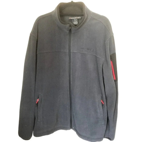 VTG Y2K Free Country Men Full Zip Jacket Size XXL Pockets - Picture 1 of 6